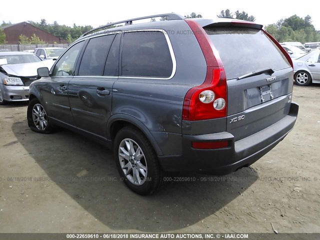 YV1CZ852351212074 - 2005 VOLVO XC90 V8 GRAY photo 3