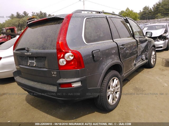 YV1CZ852351212074 - 2005 VOLVO XC90 V8 GRAY photo 4