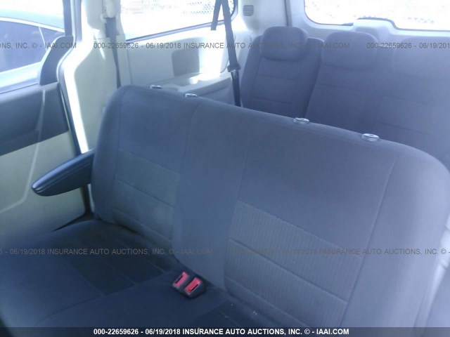 2D8HN44H38R703851 - 2008 DODGE GRAND CARAVAN SE SILVER photo 8