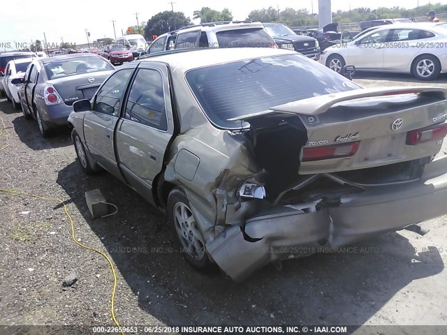 JT2BF22K3X0191885 - 1999 TOYOTA CAMRY LE/XLE TAN photo 3