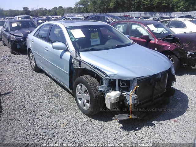 JTNBE46K773086471 - 2007 TOYOTA CAMRY NEW GENERAT CE/LE/XLE/SE BLUE photo 1