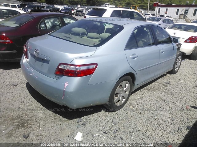 JTNBE46K773086471 - 2007 TOYOTA CAMRY NEW GENERAT CE/LE/XLE/SE BLUE photo 4