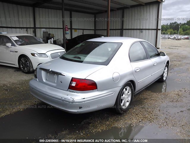 1MEFM55S91G632962 - 2001 MERCURY SABLE LS PREMIUM SILVER photo 4