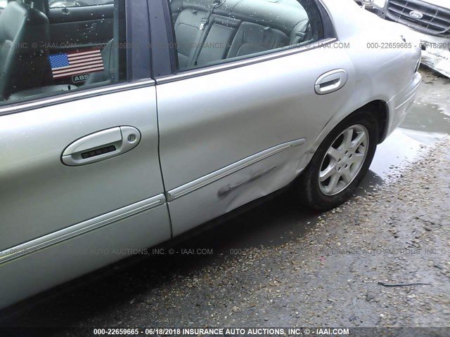 1MEFM55S91G632962 - 2001 MERCURY SABLE LS PREMIUM SILVER photo 6