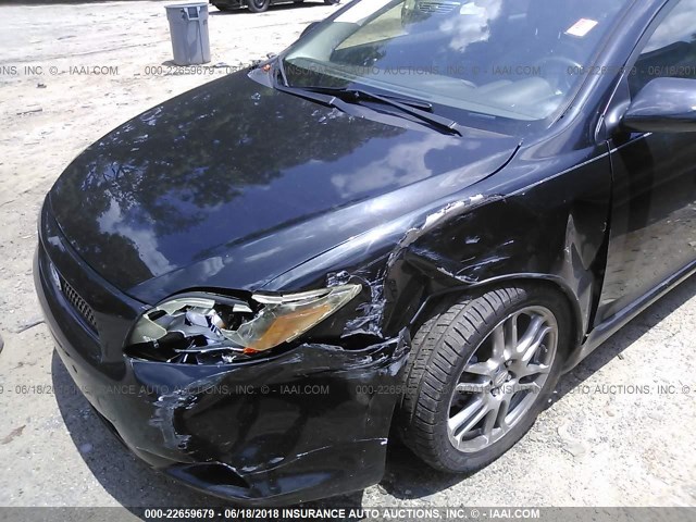 JTKDE167280254312 - 2008 TOYOTA SCION TC 黑色 照片 6