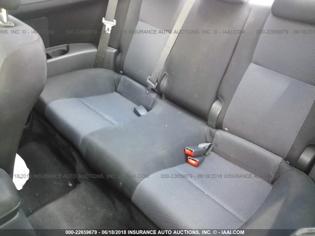 JTKDE167280254312 - 2008 TOYOTA SCION TC 黑色 照片 8