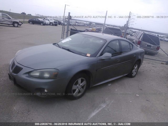 2G2WP552881187411 - 2008 PONTIAC GRAND PRIX SILVER photo 2