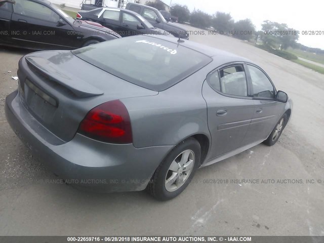 2G2WP552881187411 - 2008 PONTIAC GRAND PRIX SILVER photo 4