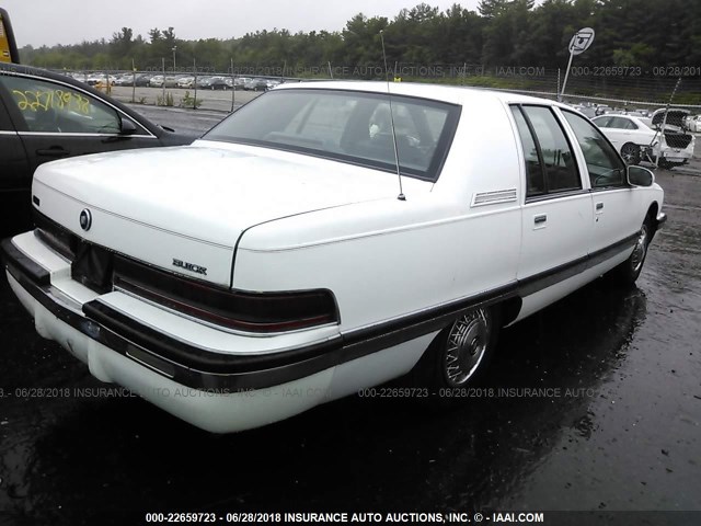 1G4BN52P8SR430290 - 1995 BUICK ROADMASTER WHITE photo 4