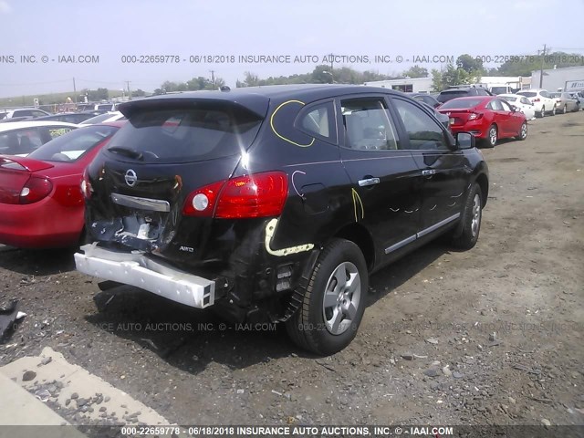 JN8AS5MV0BW679810 - 2011 NISSAN ROGUE S/SV/KROM BLACK photo 4