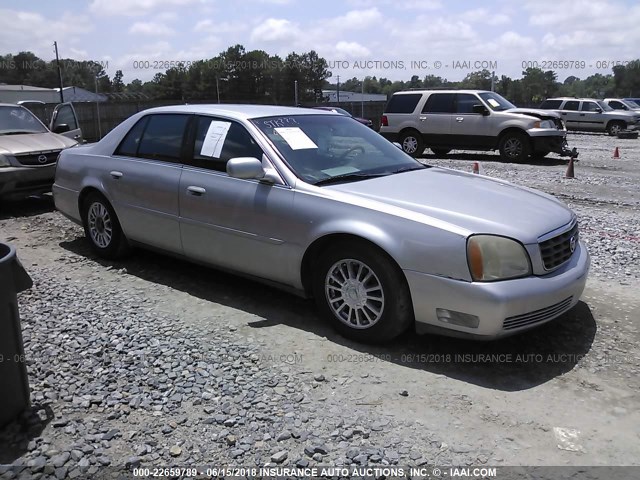 1G6KE57Y34U173421 - 2004 CADILLAC DEVILLE DHS SILVER photo 1