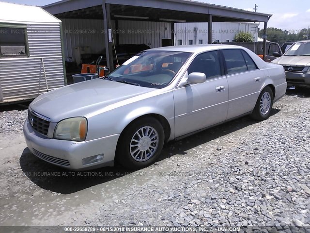 1G6KE57Y34U173421 - 2004 CADILLAC DEVILLE DHS SILVER photo 2