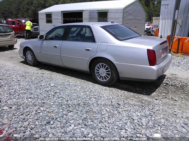 1G6KE57Y34U173421 - 2004 CADILLAC DEVILLE DHS SILVER photo 3