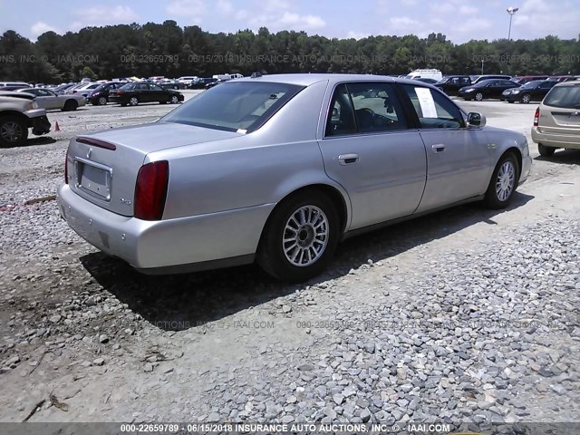 1G6KE57Y34U173421 - 2004 CADILLAC DEVILLE DHS SILVER photo 4