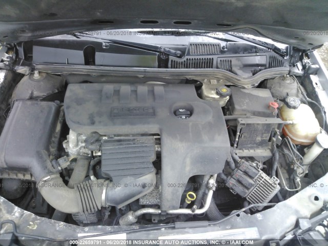 1G8AZ55F87Z174693 - 2007 SATURN ION LEVEL 2 SILVER photo 10