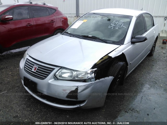 1G8AZ55F87Z174693 - 2007 SATURN ION LEVEL 2 SILVER photo 2