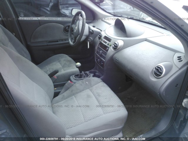 1G8AZ55F87Z174693 - 2007 SATURN ION LEVEL 2 SILVER photo 5