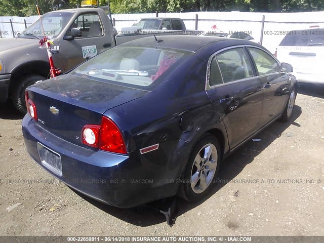 1G1ZH57B984262522 - 2008 CHEVROLET MALIBU 1LT 黑色 照片 4
