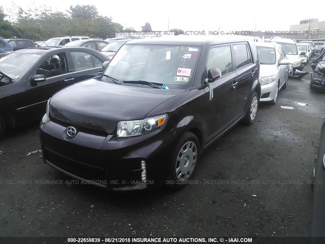 JTLZE4FE8FJ072977 - 2015 TOYOTA SCION XB იასამნისფერი ფოტო 2