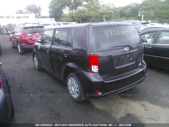 JTLZE4FE8FJ072977 - 2015 TOYOTA SCION XB იასამნისფერი ფოტო 3