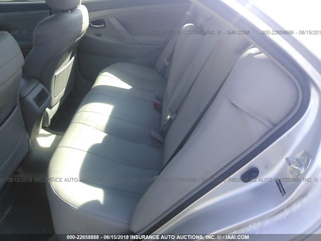 4T1BF3EK4AU019322 - 2010 TOYOTA CAMRY SE/LE/XLE 银色 照片 8