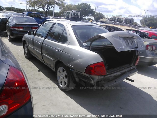 3N1CB51D76L600387 - 2006 NISSAN SENTRA 1.8/1.8S SILVER photo 3