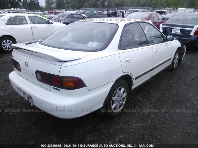 JH4DB7549TS001641 - 1996 ACURA INTEGRA RS WHITE photo 4