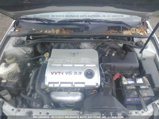 4T1CA30P14U009213 - 2004 TOYOTA CAMRY SOLARA SE/SLE ვერცხლისფერი ფოტო 10