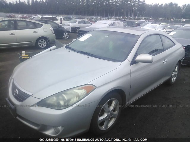 4T1CA30P14U009213 - 2004 TOYOTA CAMRY SOLARA SE/SLE SILVER photo 2