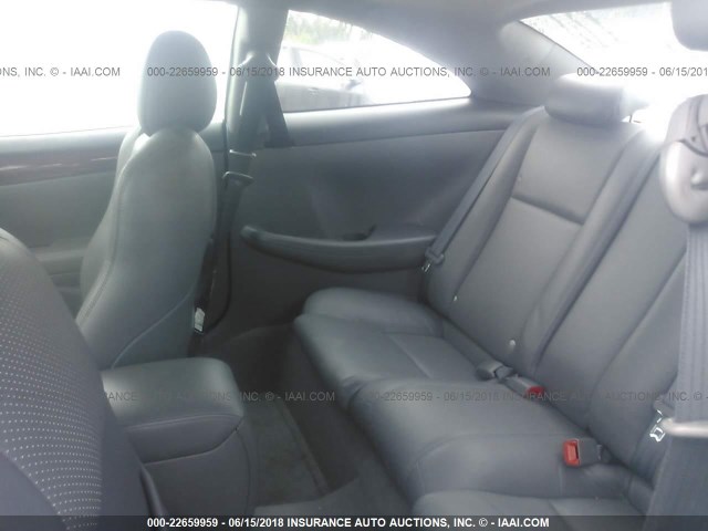 4T1CA30P14U009213 - 2004 TOYOTA CAMRY SOLARA SE/SLE ვერცხლისფერი ფოტო 8