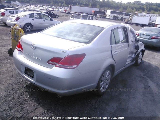 4T1BK36B56U110844 - 2006 TOYOTA AVALON XL/XLS/TOURING/LIMITED SILVER photo 4