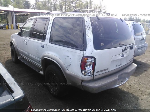 1FMZU64P6YZB99693 - 2000 FORD EXPLORER EDDIE BAUER WHITE photo 3