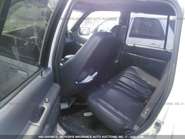 1FMZU64P6YZB99693 - 2000 FORD EXPLORER EDDIE BAUER WHITE photo 8