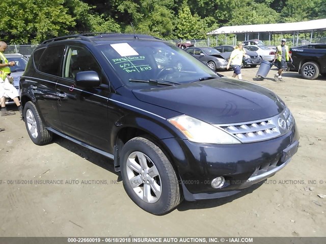 JN8AZ08W07W667472 - 2007 NISSAN MURANO SL/SE/S BLACK photo 1