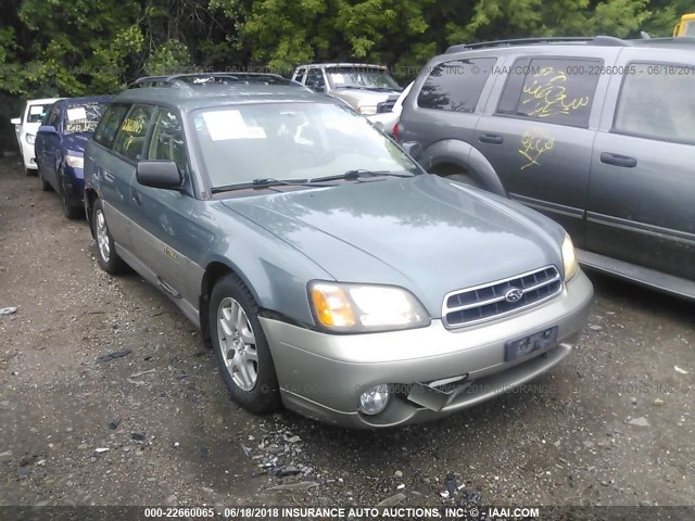4S3BH675117656478 - 2001 SUBARU LEGACY OUTBACK AWP 绿色 照片 1