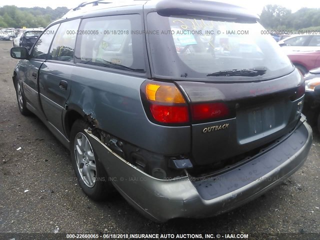 4S3BH675117656478 - 2001 SUBARU LEGACY OUTBACK AWP 绿色 照片 6