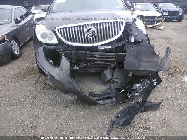 5GAKRBED9BJ213307 - 2011 BUICK ENCLAVE CXL Marron photo 6