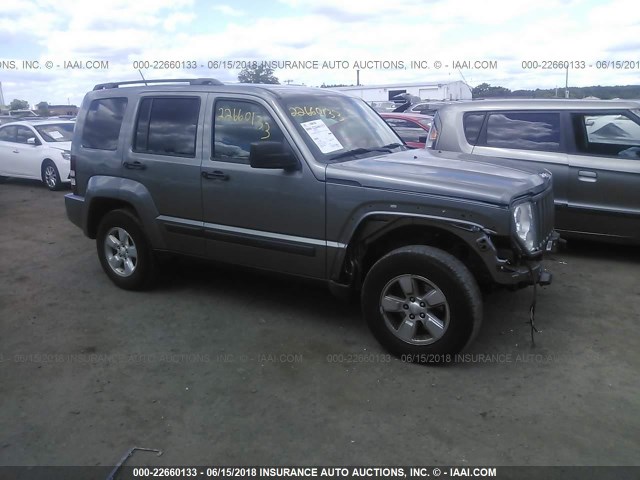 1C4PJMAK5CW177759 - 2012 JEEP LIBERTY SPORT GRAY photo 1