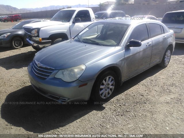 1C3LC46K57N679351 - 2007 CHRYSLER SEBRING BLUE photo 2