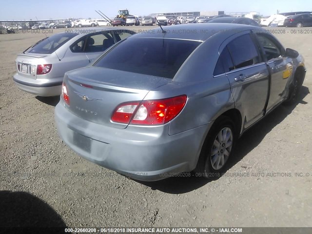 1C3LC46K57N679351 - 2007 CHRYSLER SEBRING BLUE photo 4