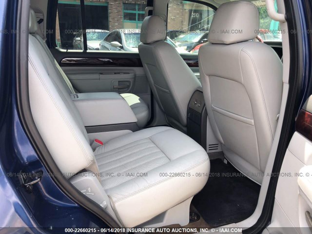 5LMEU68H14ZJ25185 - 2004 LINCOLN AVIATOR BLUE photo 8