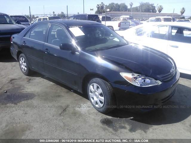 4T1BE30KX4U299231 - 2004 TOYOTA CAMRY LE/XLE/SE შავი ფოტო 1
