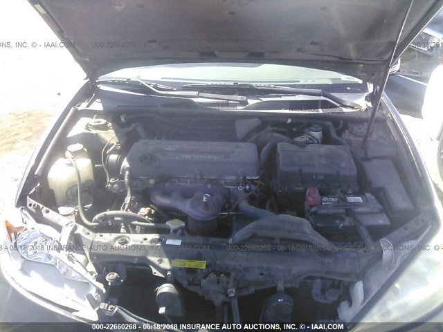 4T1BE30KX4U299231 - 2004 TOYOTA CAMRY LE/XLE/SE შავი ფოტო 10