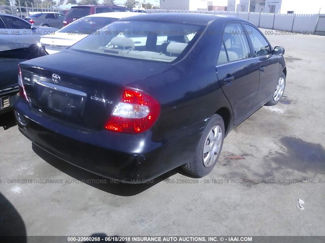 4T1BE30KX4U299231 - 2004 TOYOTA CAMRY LE/XLE/SE შავი ფოტო 4