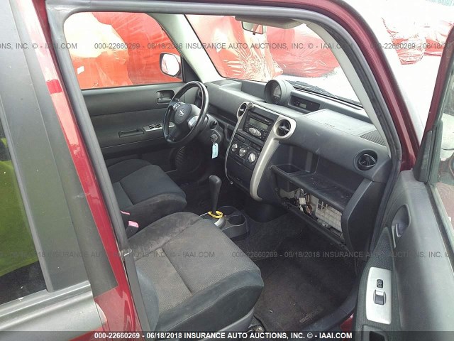 JTLKT324864092627 - 2006 TOYOTA SCION XB მუქწითელი ფოტო 5