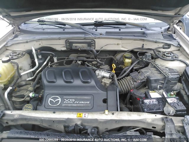 4F2YU07171KM53964 - 2001 MAZDA TRIBUTE DX TAN photo 10