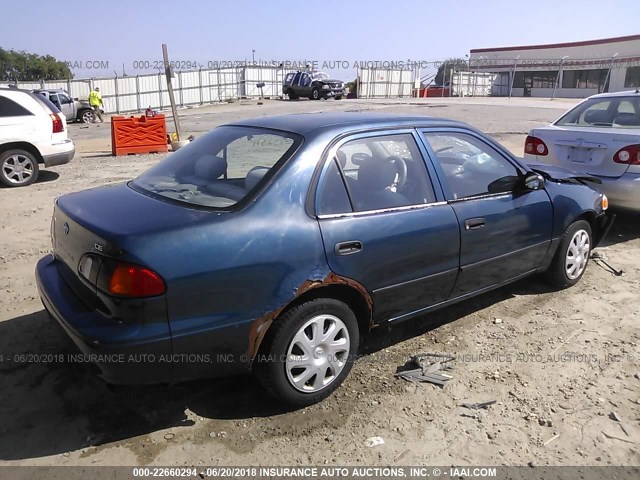 1NXBR12E2YZ331854 - 2000 TOYOTA COROLLA VE/CE/LE 蓝色 照片 4