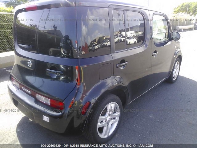 JN8AZ28R29T123663 - 2009 NISSAN CUBE S/SL BLACK photo 4