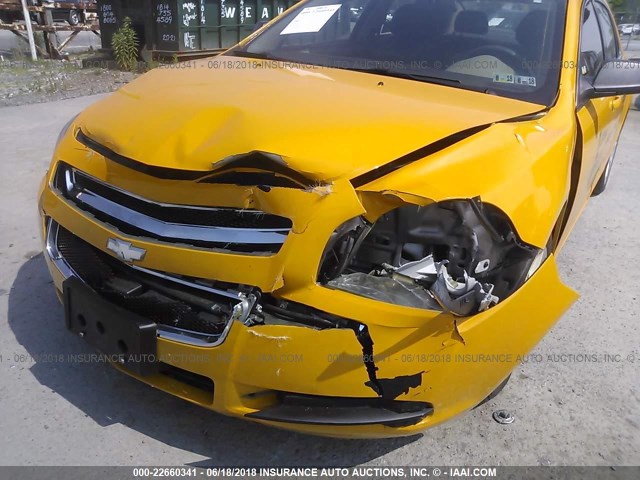 1G1ZA5EU8CF319668 - 2012 CHEVROLET MALIBU LS Сары фото 6