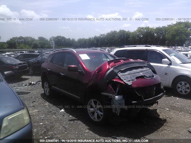 JN8AS5MT3BW174231 - 2011 NISSAN ROGUE S/SV/KROM RED photo 1